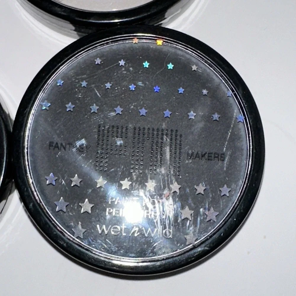 Wet n Wild Fantasy Makers Paint Pot 4pc Set Black White Red Iridescent Makeup